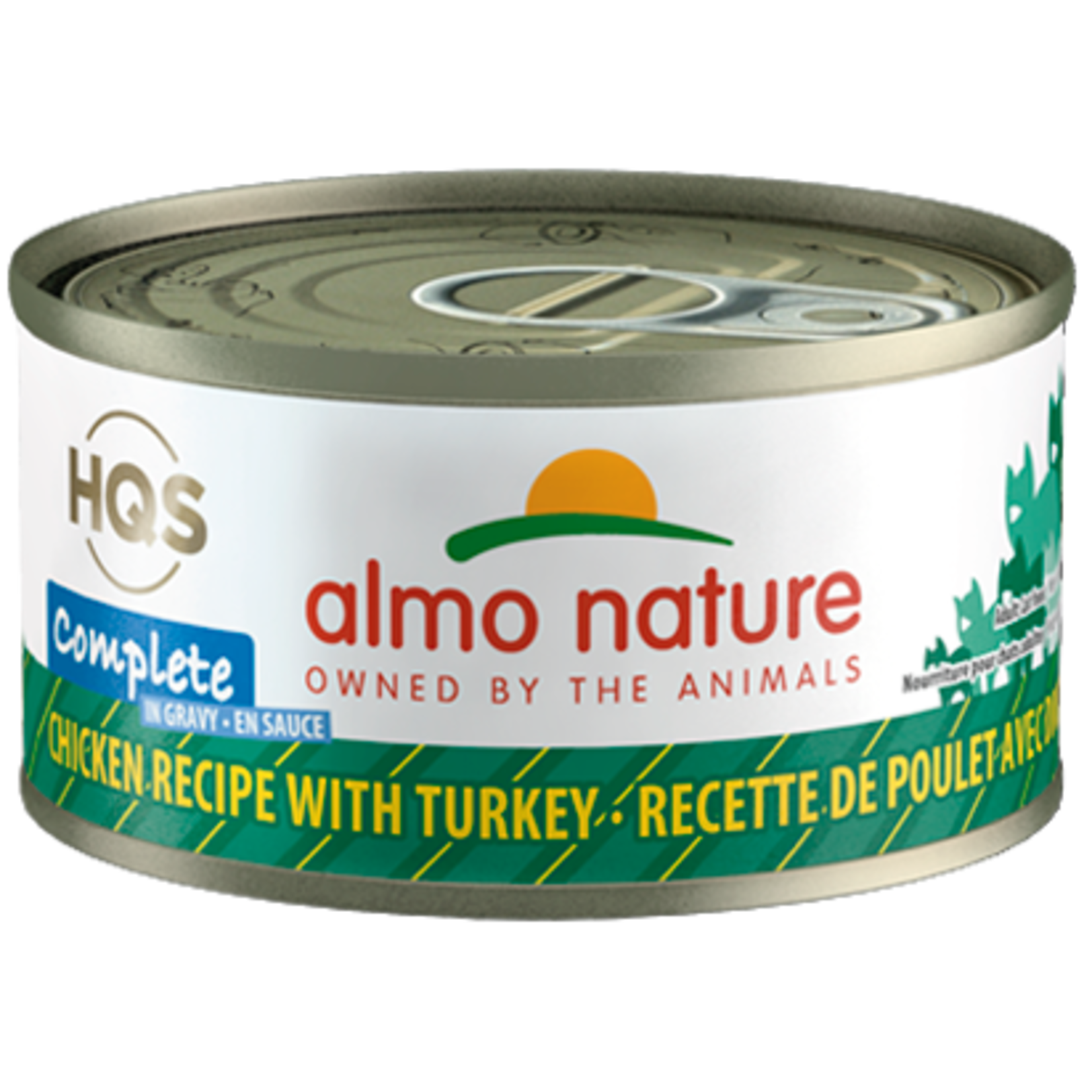 Almo Nature Almo Nature HQS Complete - Chicken Recipe with Turkey in Gravy for Cats