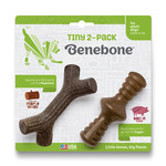 Benebone Benebone Tiny Maplestick & Zaggler Toys 2-Pack