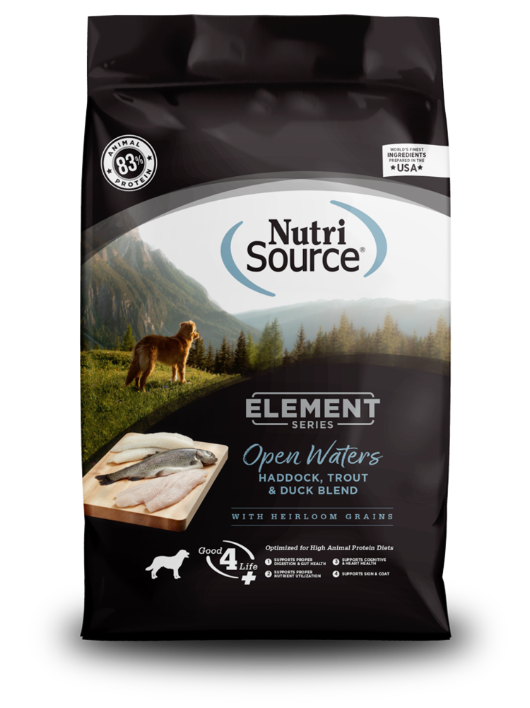 NutriSource NutriSource Element Series - Open Waters Haddock, Trout, & Duck Blend for Dogs