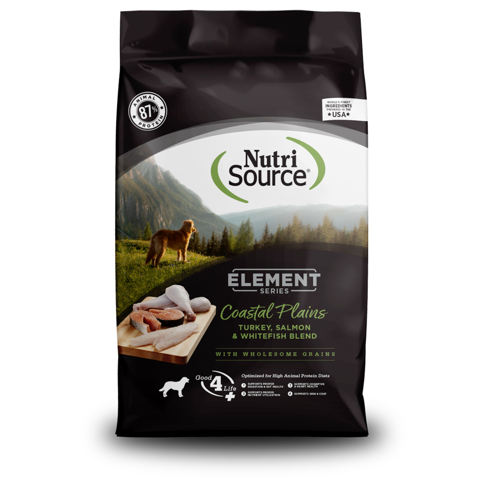 NutriSource NutriSource Element Series - Coastal Plains Haddock, Trout, & Duck Blend for Dogs