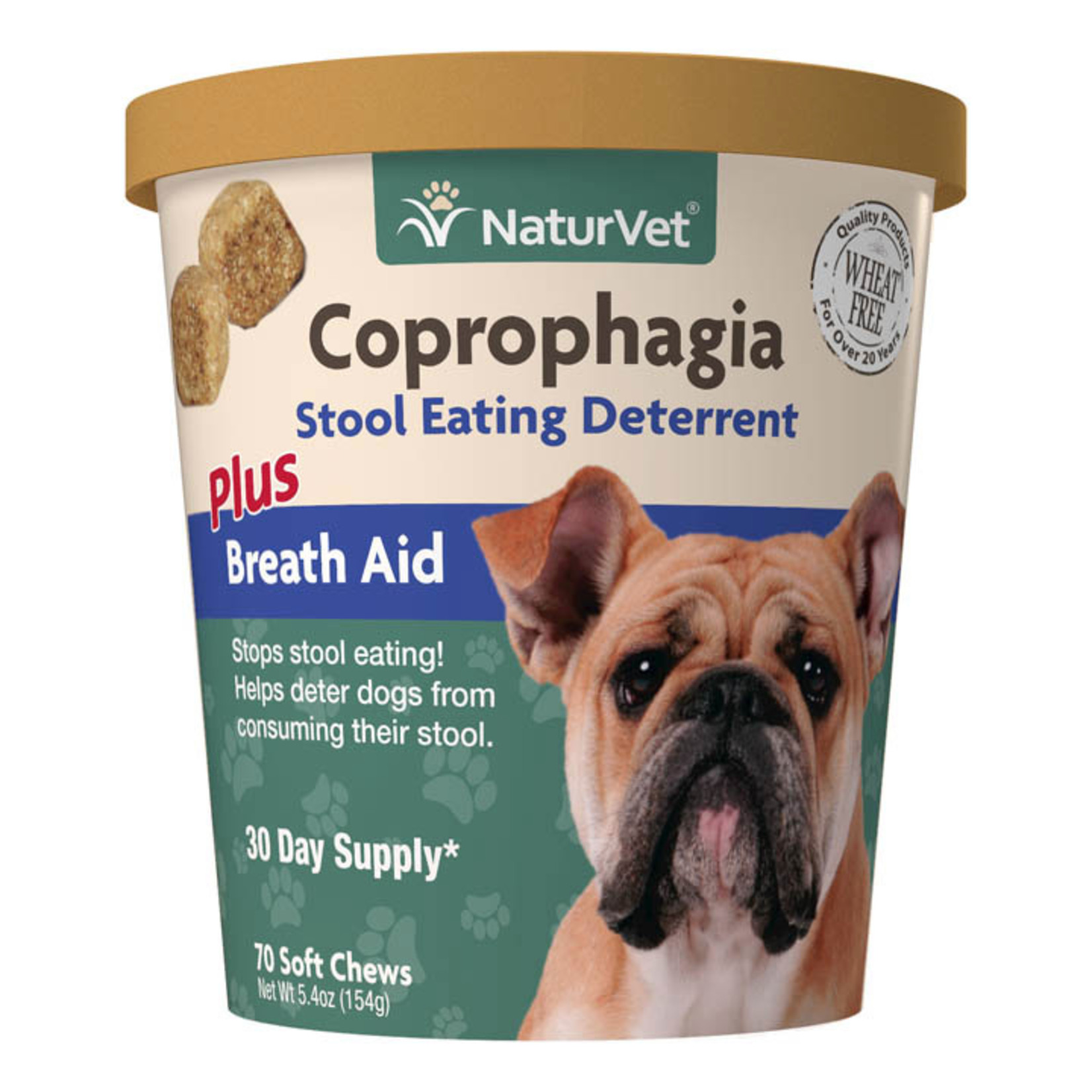 NaturVet NaturVet Coprophagia Stool Eating Deterrent Soft Chews Plus Breath Aid