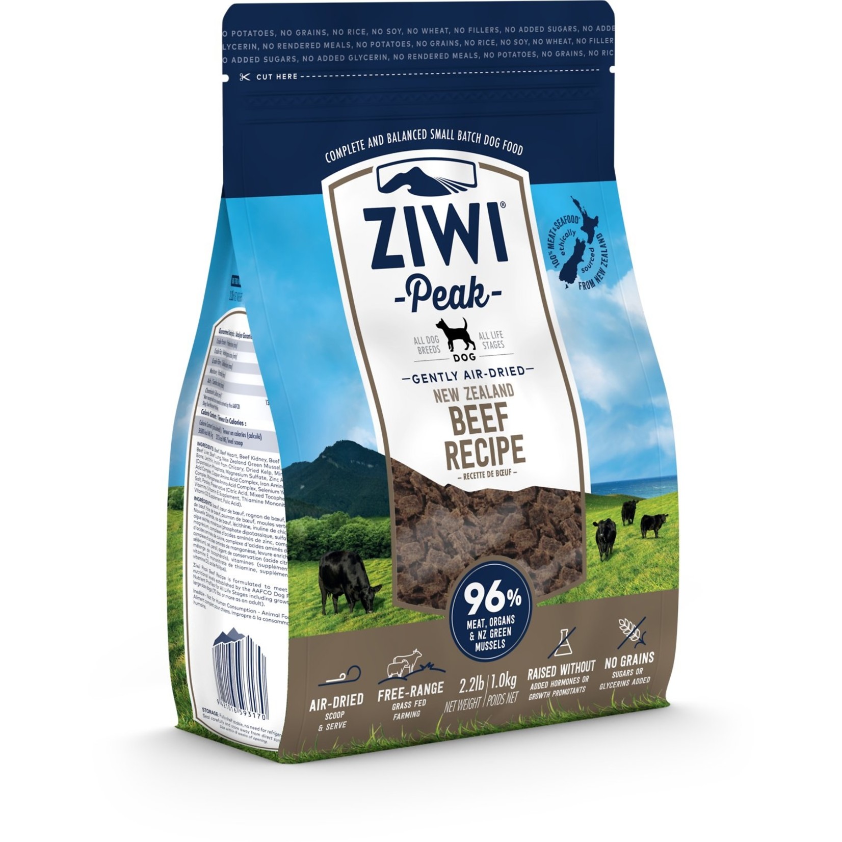 ZIWI Pets ZIWI Peak Original - Gently Air-Dried Beef Recipe for Dogs