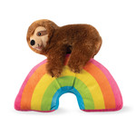 Pet Shop by Fringe Studio Fringe Studio Sloth on a Rainbow Plush Toy