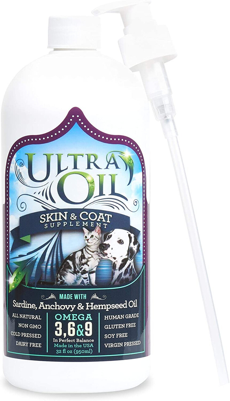 Ultra Oil for Pets Ultra Oil Skin & Coat Supplement with Hempseed Oil