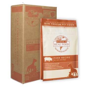 Steve's Real Food Steve's Real Food Raw Frozen Pork Nuggets for Dogs & Cats