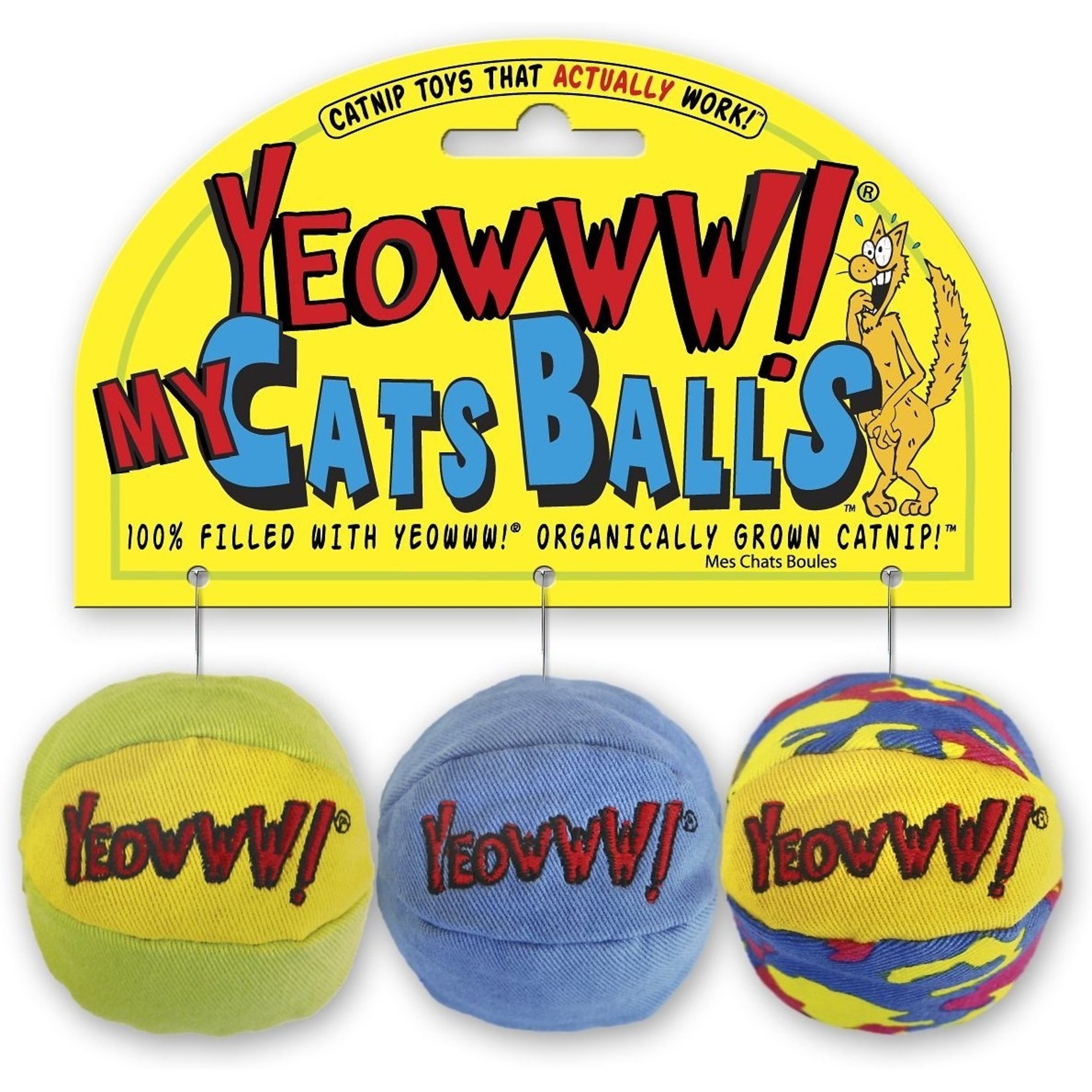 Yeowww! Catnip Yeowww! Catnip My Cat's Balls 3-Pack