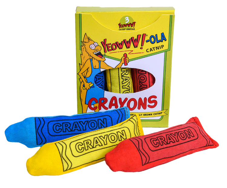 Yeowww! Catnip Yeowww! Catnip Yeowww!-ola Catnip Crayons