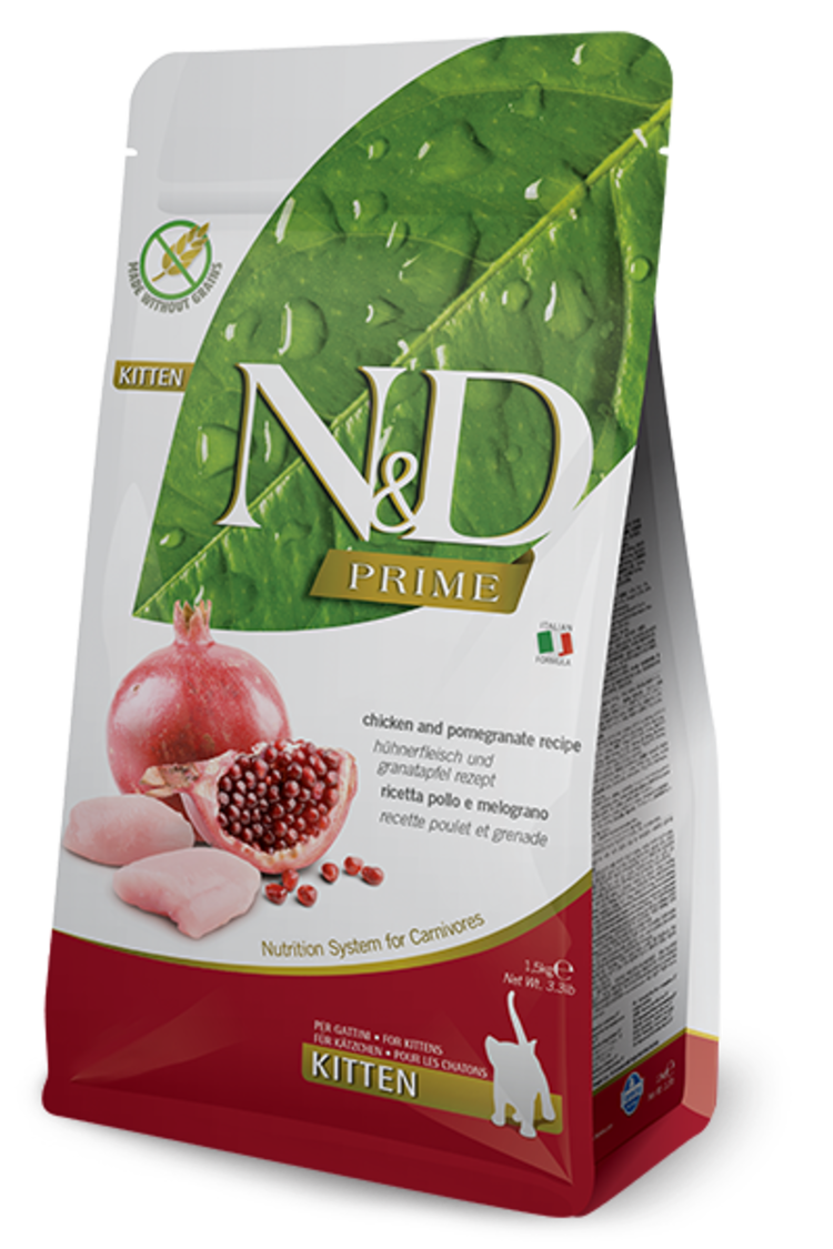Farmina Pet Foods Farmina N&D Prime - Chicken & Pomegranate Kitten Recipe for Cats