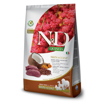 Farmina Pet Foods Farmina N&D Quinoa - Venison, Quinoa, Coconut & Turmeric Skin & Coat Medium & Maxi Recipe for Dogs