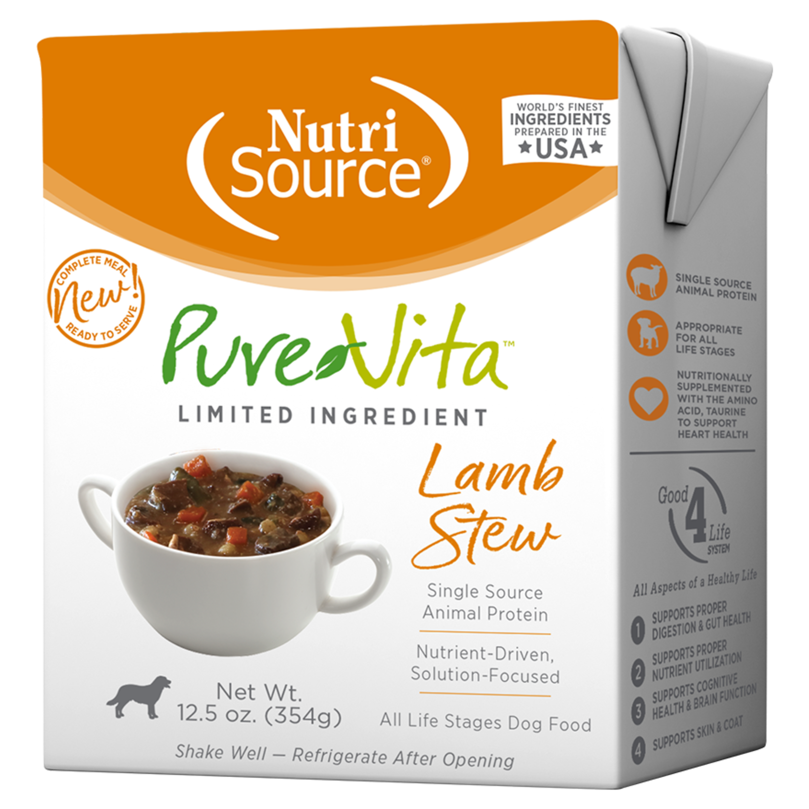 NutriSource NutriSource Pure Vita - Grain Free Lamb Stew for Dogs