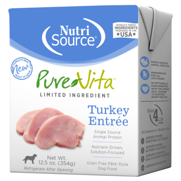 NutriSource NutriSource Pure Vita - Grain Free Turkey Entrée for Dogs
