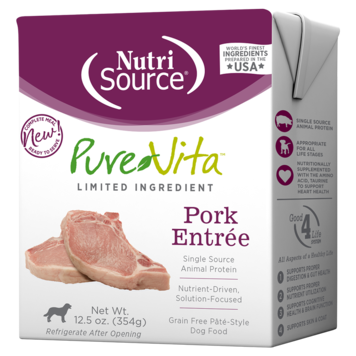 NutriSource NutriSource Pure Vita - Grain Free Pork Entrée for Dogs