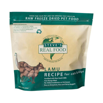 Steve's Real Food Steve's Real Food Raw Freeze Dried Lamu Recipe for Cats & Dogs