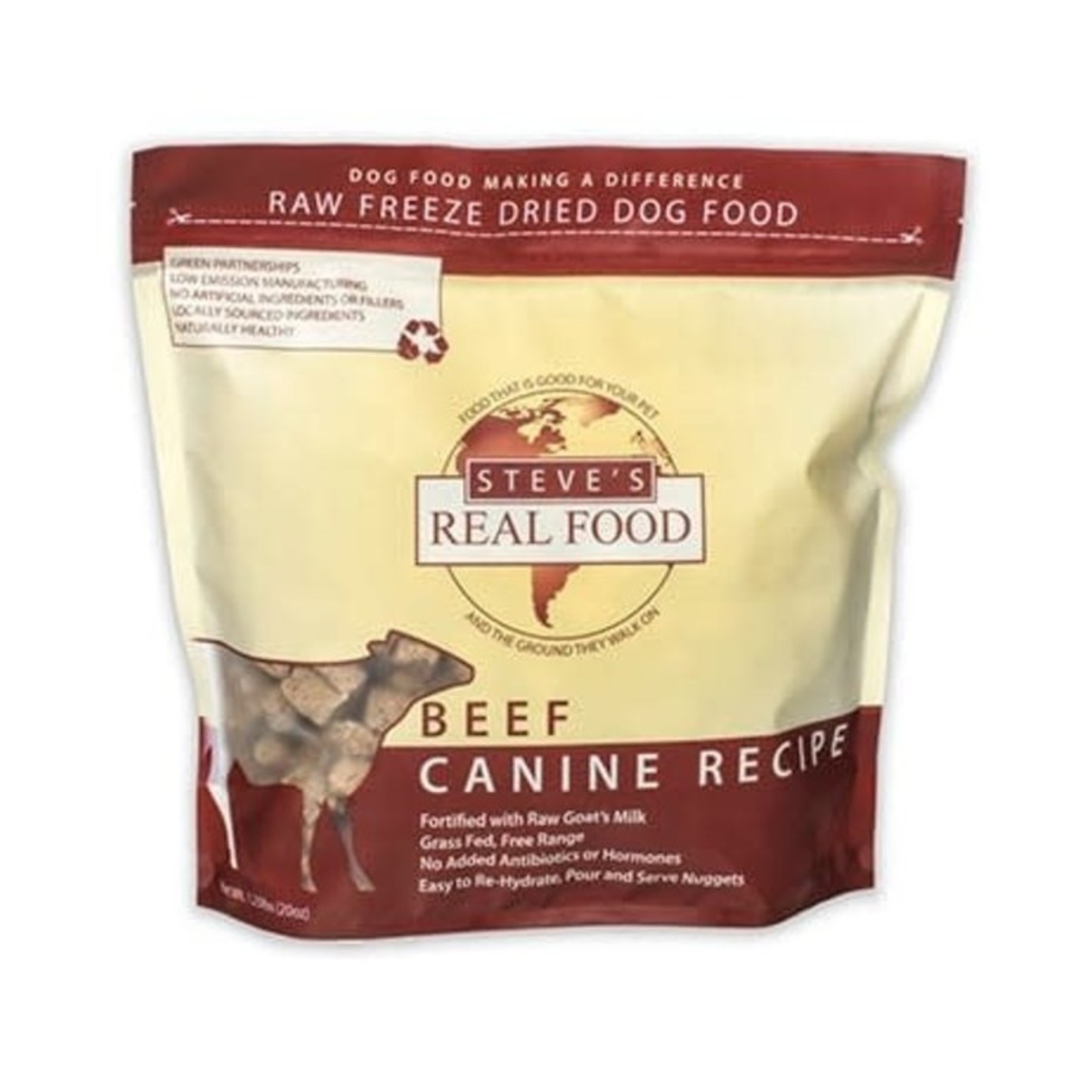 Steve's Real Food Steve's Real Food Raw Freeze Dried Beef Recipe for Cats & Dogs
