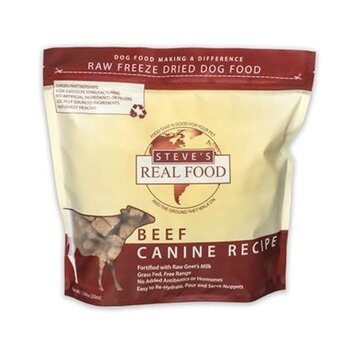 Steve's Real Food Steve's Real Food Raw Freeze Dried Beef Recipe for Cats & Dogs