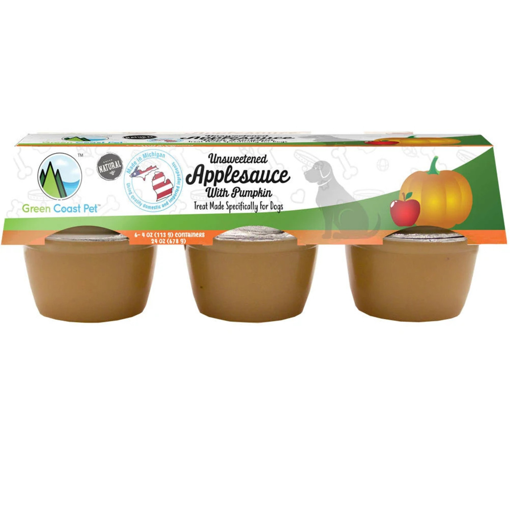 Green Coast Pet Green Coast Pet Unsweetened Applesauce with Pumpkin