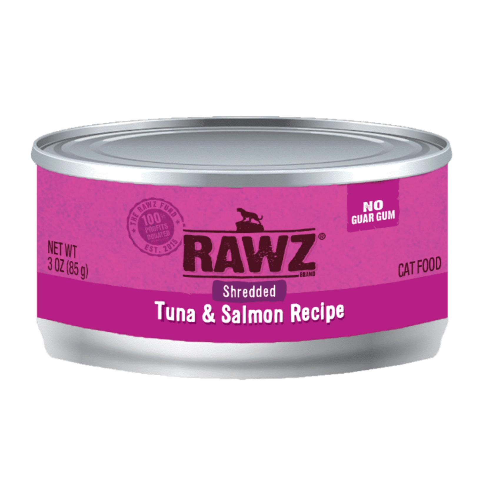 Rawz Natural Pet Food Shredded - Tuna u0026 Salmon Recipe Cat Food - Off the  Leash Modern Pet Provisions