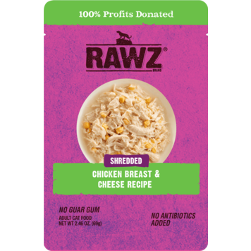 Rawz Natural Pet Food Rawz Natural Pet Food Shredded - Chicken Breast & Cheese Recipe Adult Cat Food
