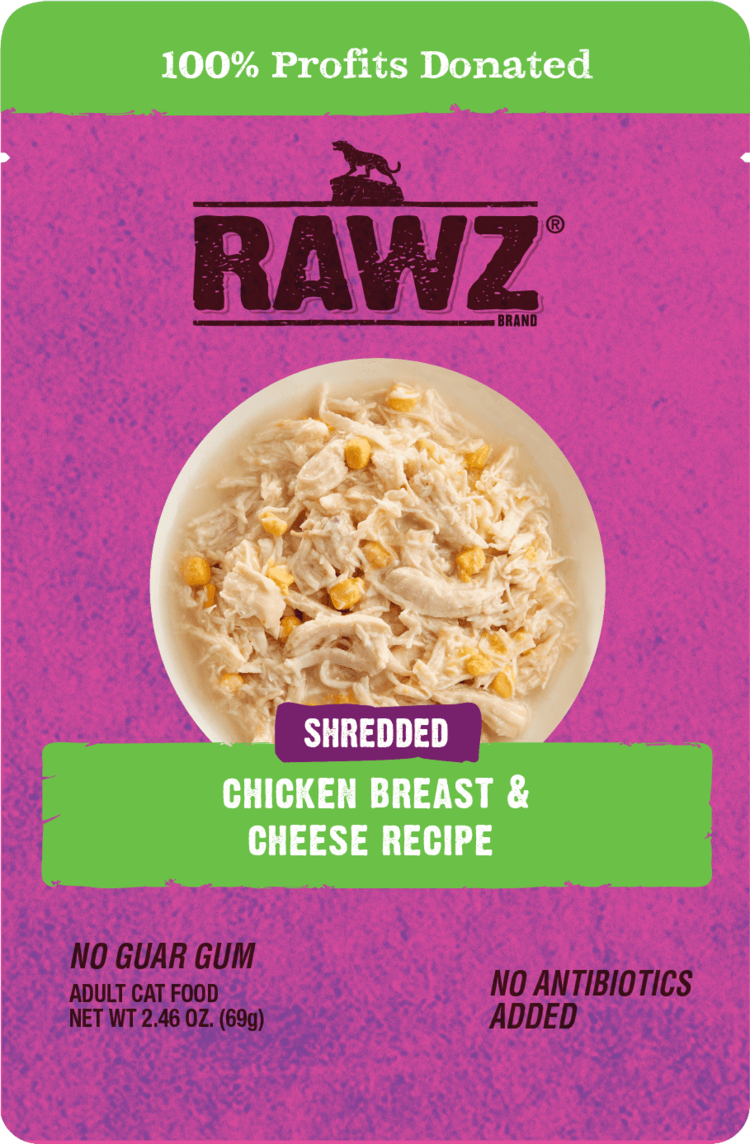 Rawz Natural Pet Food Rawz Natural Pet Food Shredded - Chicken Breast & Cheese Recipe Adult Cat Food