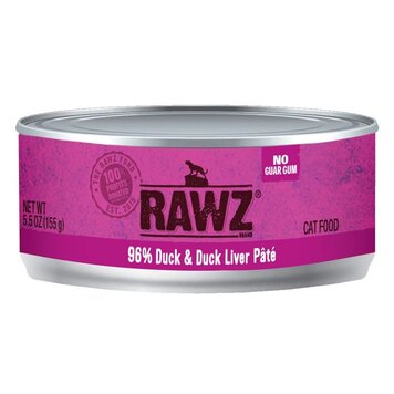 Rawz Natural Pet Food Rawz Natural Pet Food 96% Duck & Duck Liver Pâté Cat Food