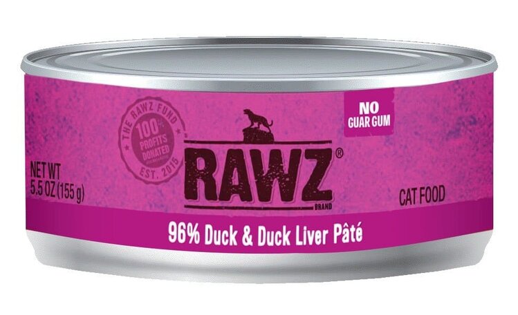 Rawz Natural Pet Food Rawz Natural Pet Food 96% Duck & Duck Liver Pâté Cat Food