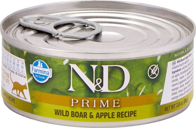 Farmina Pet Foods Farmina N&D Prime - Wild Boar & Apple Adult Recipe for Cats
