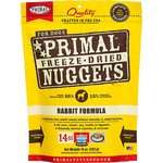 Primal Pet Foods Primal Freeze-Dried Raw Nuggets - Rabbit Formula for Dogs
