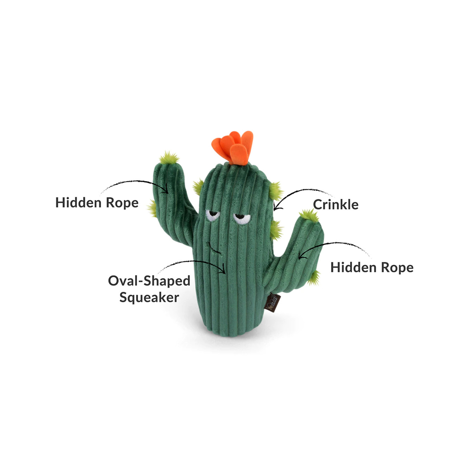 P.L.A.Y. Pet Lifestyle and You P.L.A.Y. Blooming Buddies Collection - Prickly Pup Cactus Toy
