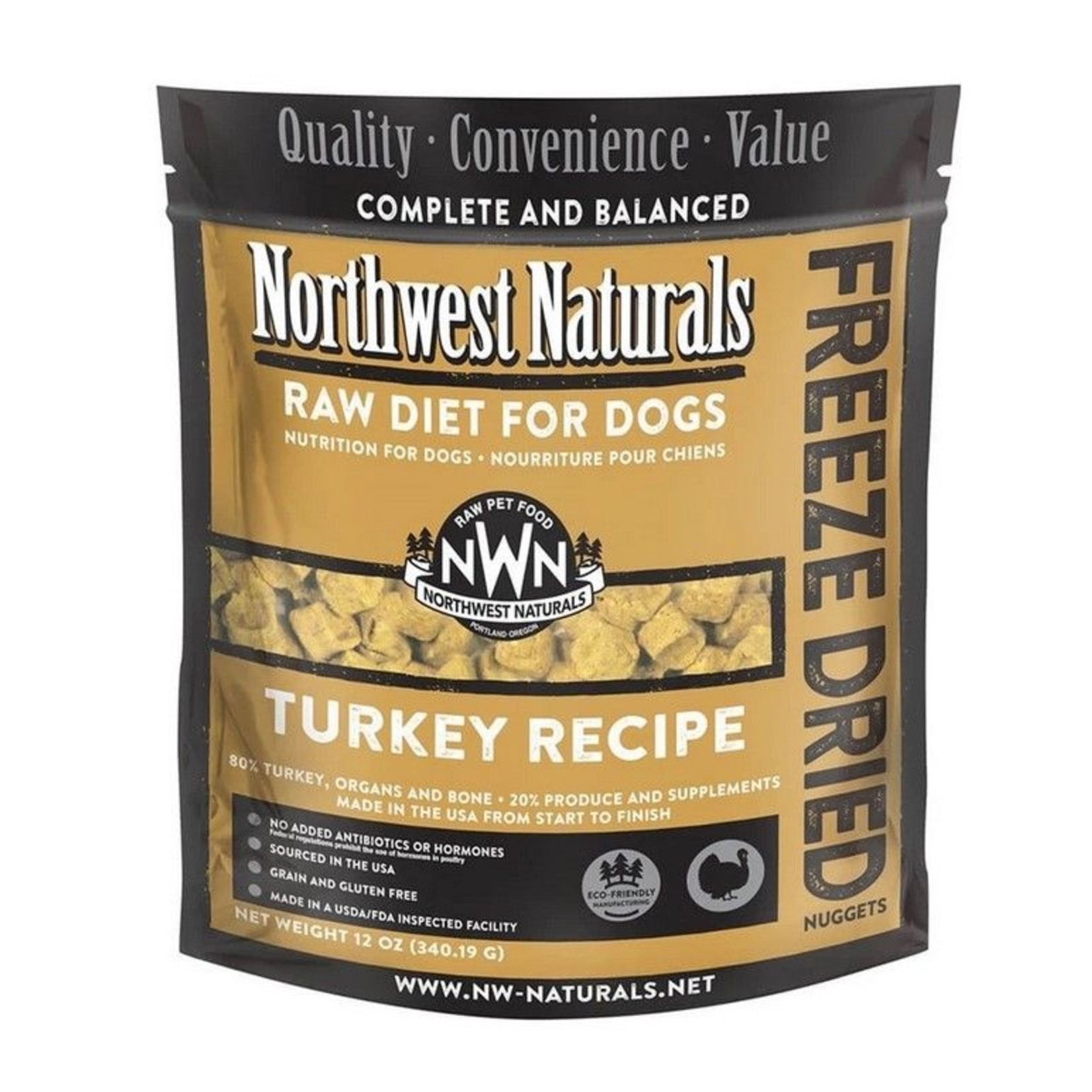 Northwest Naturals Northwest Naturals Raw Diet for Dogs - Freeze Dried Turkey Recipe