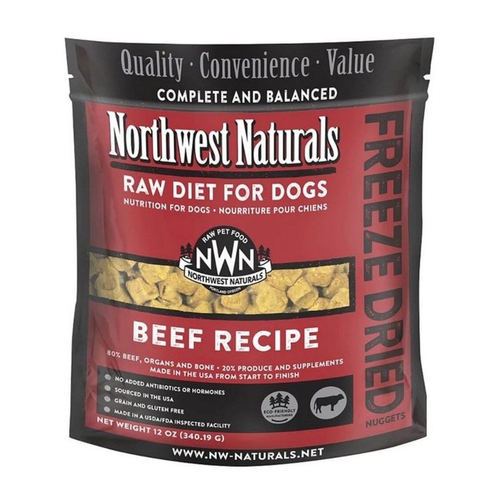 Northwest Naturals Northwest Naturals Raw Diet for Dogs - Freeze Dried Beef Recipe