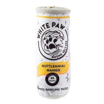 Haute Diggity Dog Haute Diggity Dog White Paw - Muttlennial Mango Plush Dog Toy
