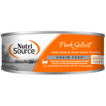 NutriSource NutriSource Grain Free Pork & Pork Liver Select Cat Food