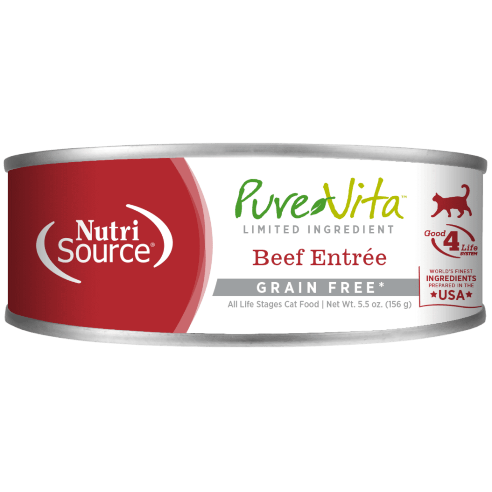 NutriSource NutriSource Pure Vita - Grain Free Beef Entrée for Cats