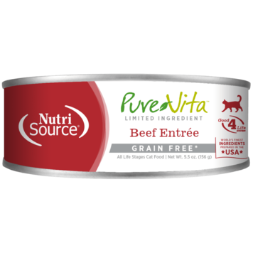 NutriSource NutriSource Pure Vita - Grain Free Beef Entrée for Cats