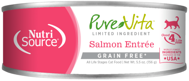 NutriSource NutriSource Pure Vita - Grain Free Salmon Entrée for Cats