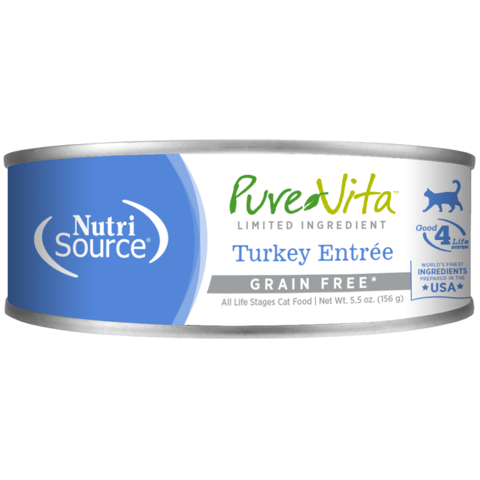 NutriSource NutriSource Pure Vita - Grain Free Turkey Entrée for Cats