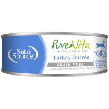 NutriSource NutriSource Pure Vita - Grain Free Turkey Entrée for Cats