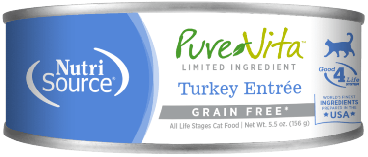 NutriSource NutriSource Pure Vita - Grain Free Turkey Entrée for Cats