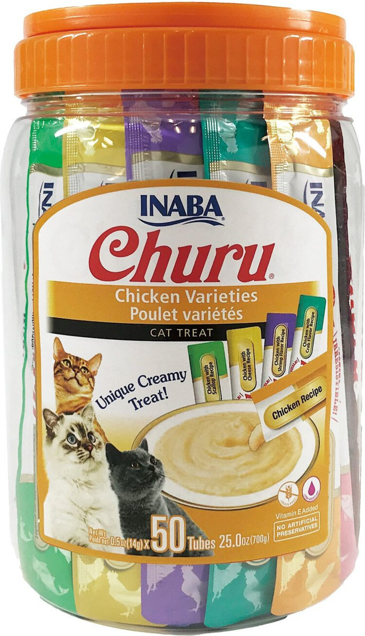 Inaba Inaba Churu Purée - Chicken Varieties Cat Treats