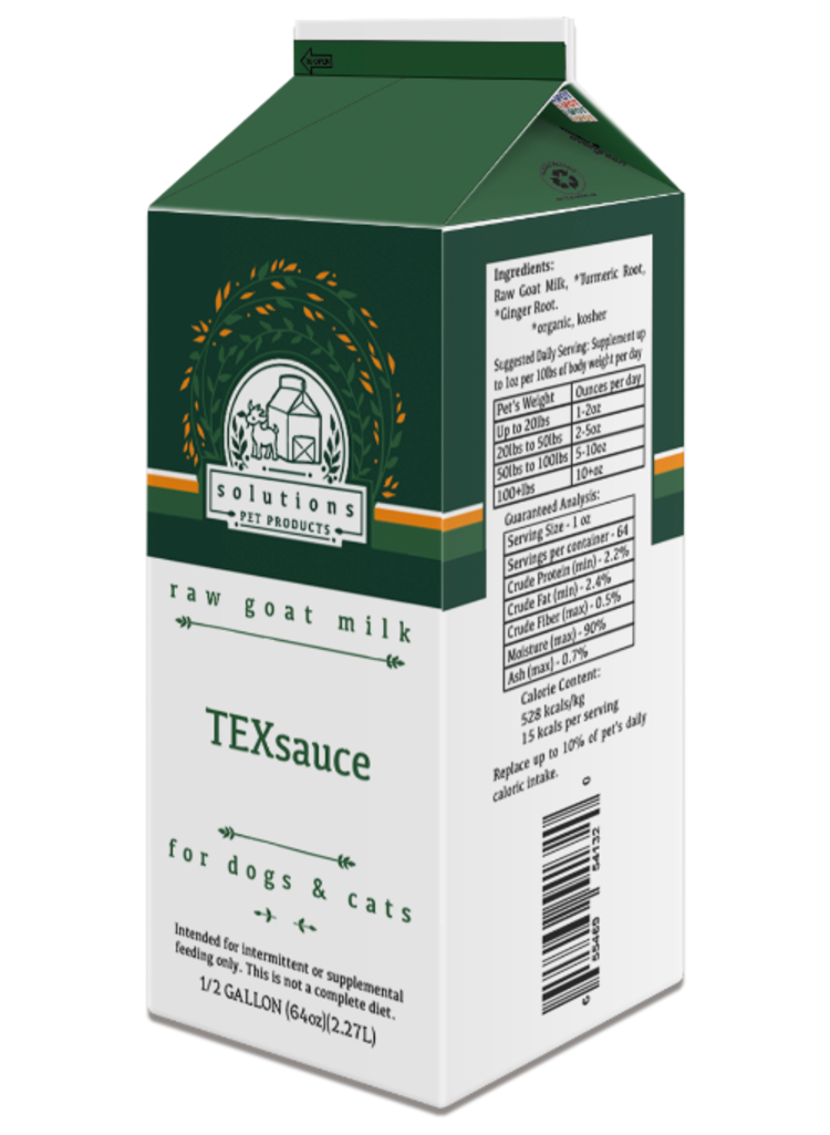 Solutions Pet Products Solutions Pet Products Raw Goat Milk - TEXsauce