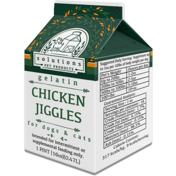 Solutions Pet Products Solutions Pet Products Gelatin - Chicken Jiggles
