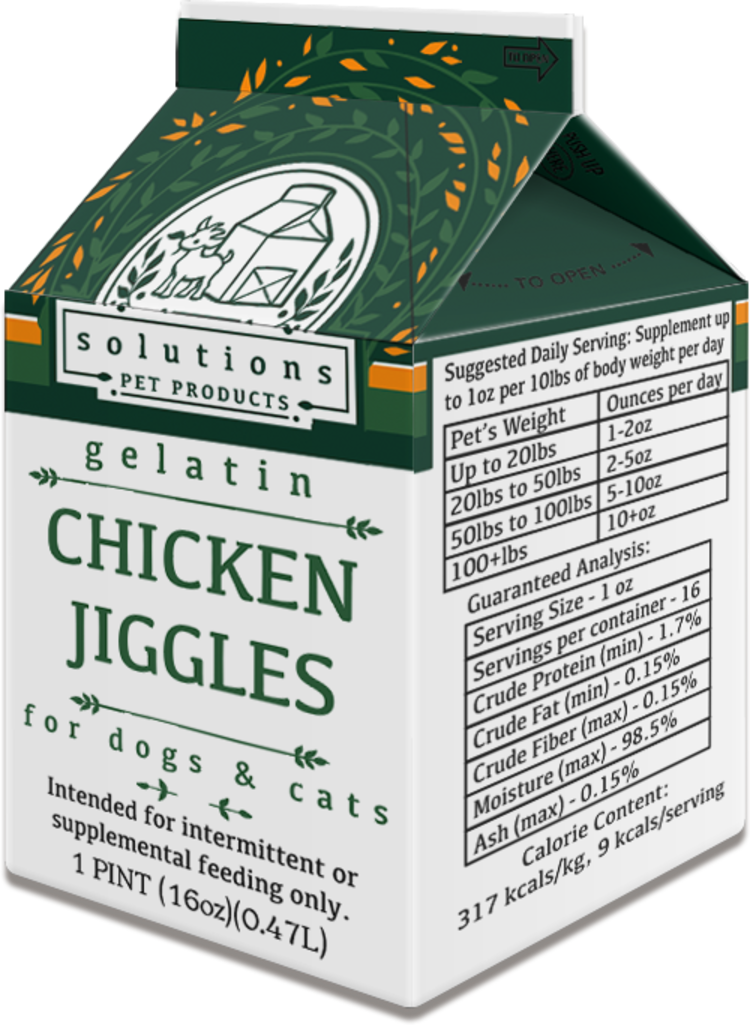 Solutions Pet Products Solutions Pet Products Gelatin - Chicken Jiggles