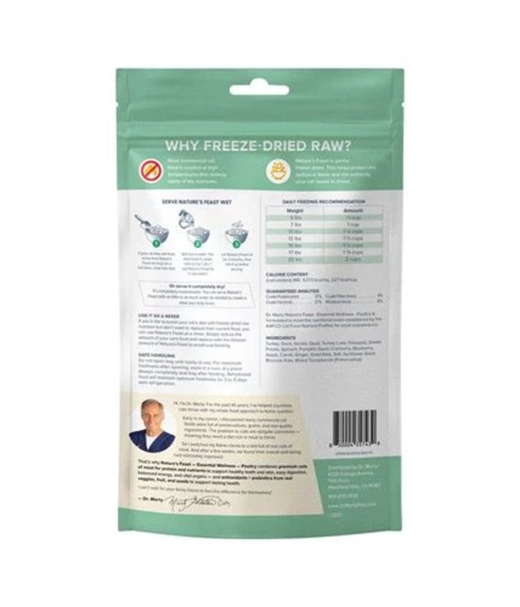 Dr. Marty Dr. Marty Nature's Feast - Freeze-Dried Raw Essential Wellness Poultry Cat Food
