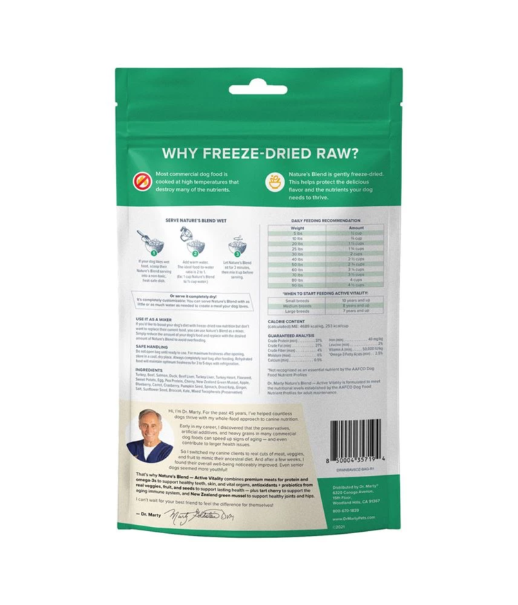 Dr. Marty Dr. Marty Nature's Blend - Freeze-Dried Raw Active Vitality Senior Dog Food