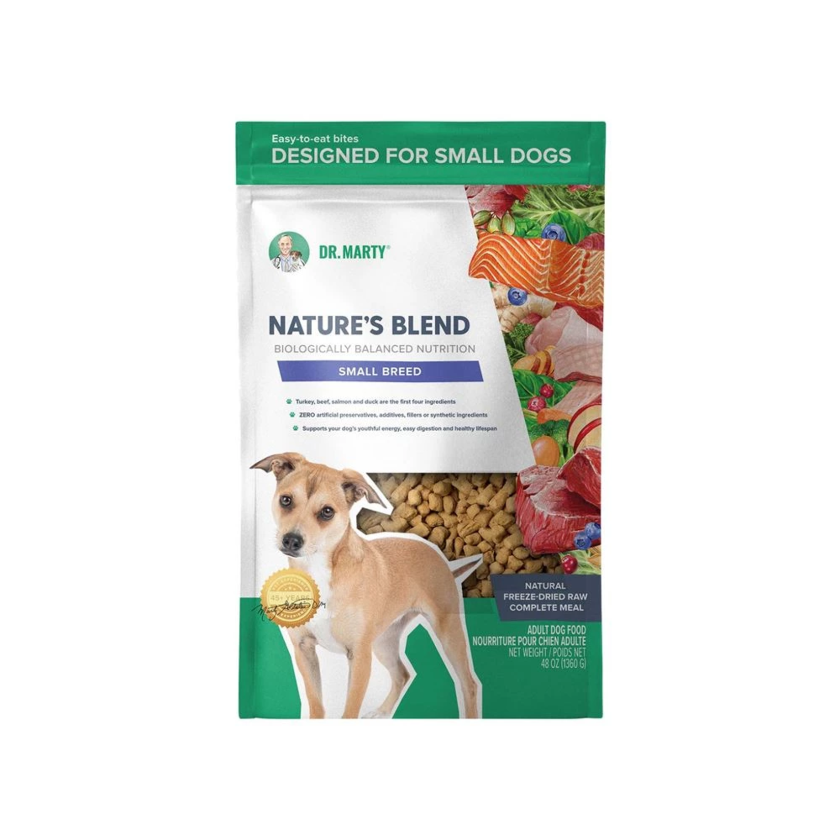 Dr. Marty Nature's Blend FreezeDried Raw Small Breed Dog Food Off