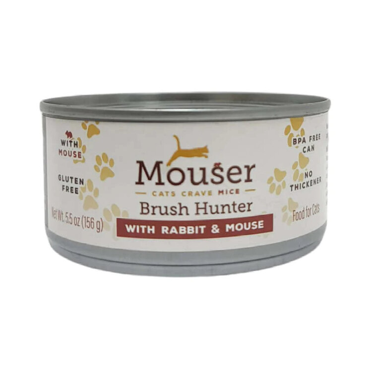 Mouser Mouser Brush Hunter Rabbit & Mouse Food for Cats