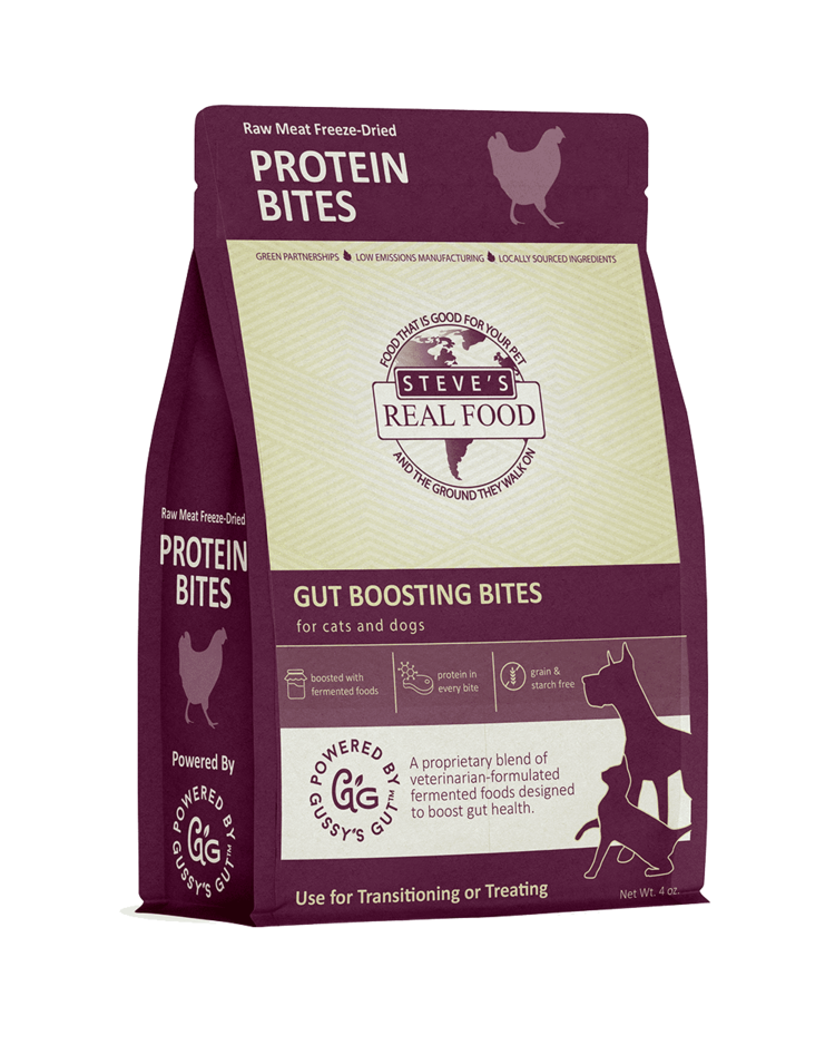 Steve's Real Food Steve's Real Food Protein Bites - Chicken Gut Boosting Bites for Cats & Dogs