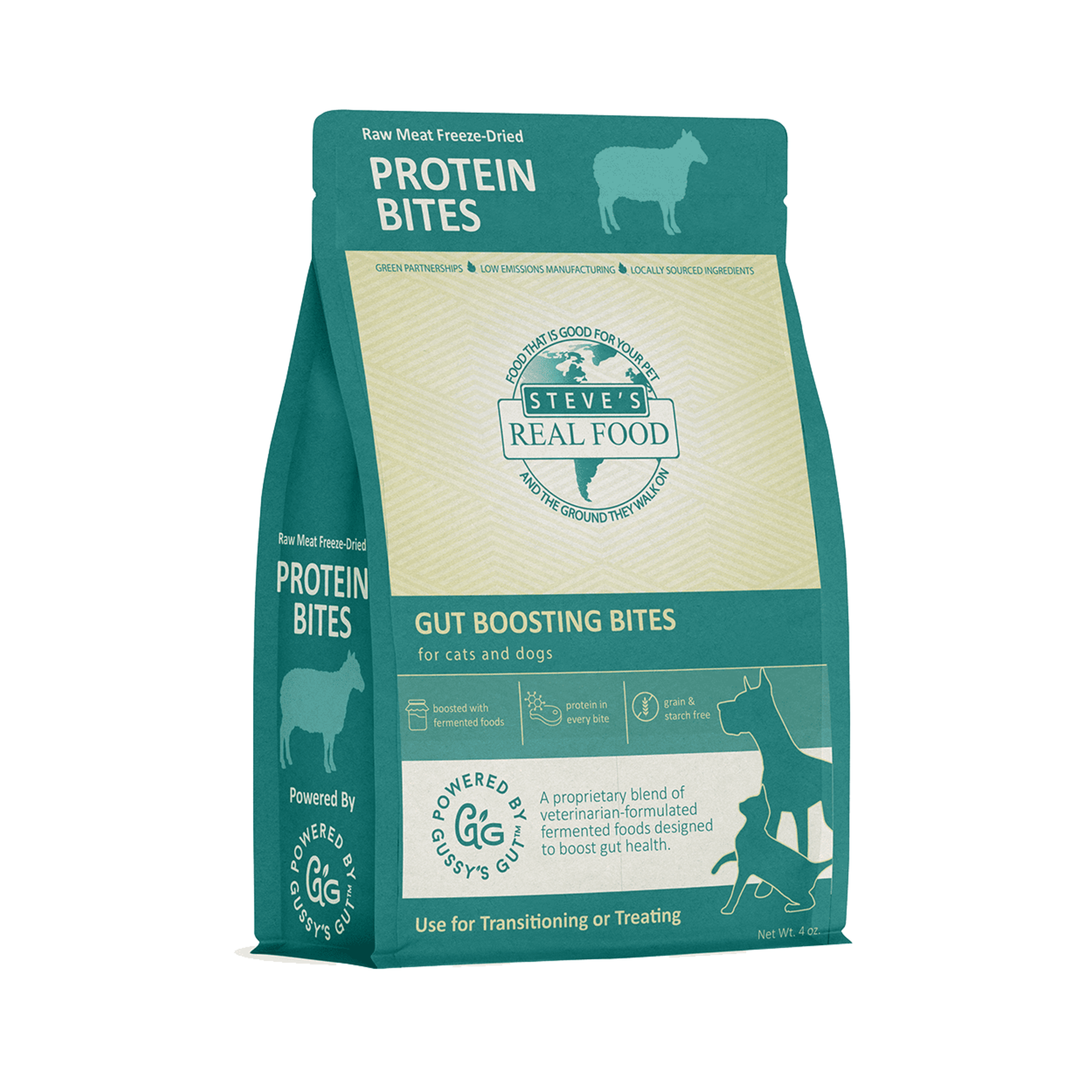 Steve's Real Food Steve's Real Food Protein Bites - Lamb Gut Boosting Bites for Cats & Dogs