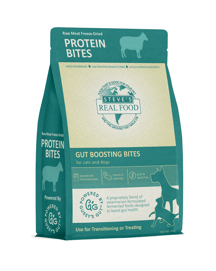 Steve's Real Food Steve's Real Food Protein Bites - Lamb Gut Boosting Bites for Cats & Dogs