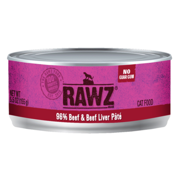 Rawz Natural Pet Food Rawz Natural Pet Food 96% Beef & Beef Liver Liver Pâté Cat Food